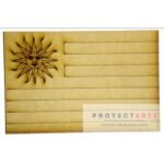 Bandera Uruguay recta