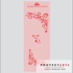 Stencil borlas en ángulo chico