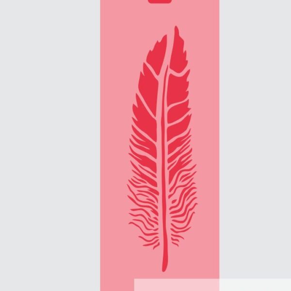 Stencil Pluma ancha