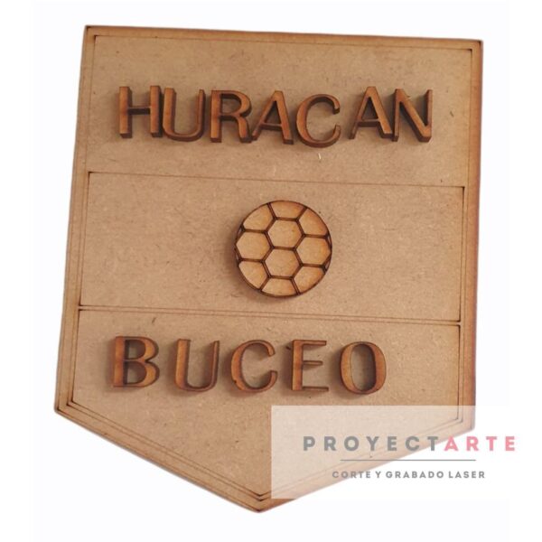 Escudo Huracan Buceo 3D