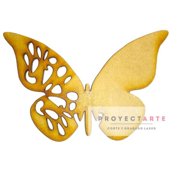Mariposa un ala calada