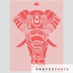 Stencil Elefante