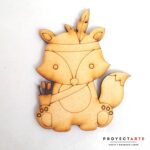 Zorro indio con flechas