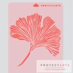 Stencil Flor de ginkgo biloba