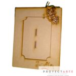 Portarretrato con figura y nombre 10x15