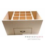 Organizador grande c/cajon con herraje