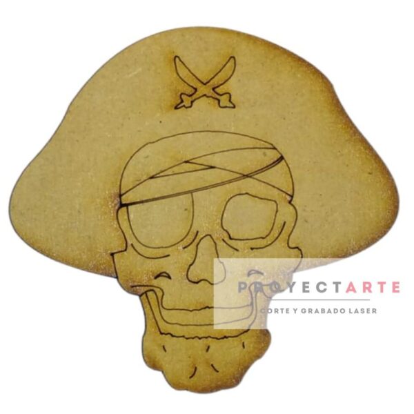 calavera pirata