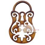 Candado antiguo calado