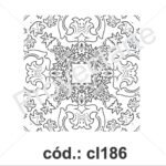 Sello fondo arabesco