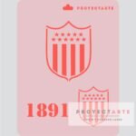 Stencil Peñarol con año