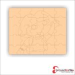 puzle dora la exploradora para colorear