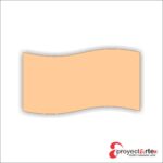 rectángulo con onda 10x 5cm