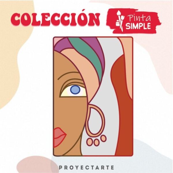 Mujer con pañuelo 20cm