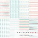 Colección papel -étnico rosa pastel-