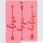 Stencil Trio de flechas