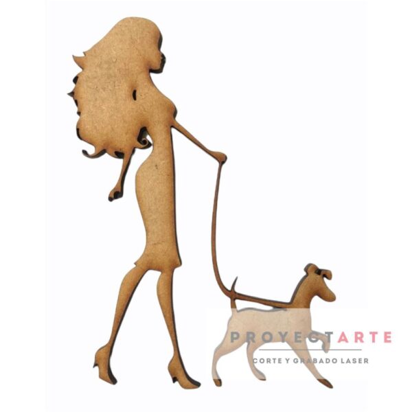 Mujer con perro