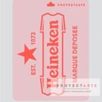 Stencil Chapa Heineken