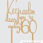 Keep calm para torta