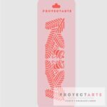 Stencil muerdago con campanas