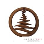 árbol navideño en aro