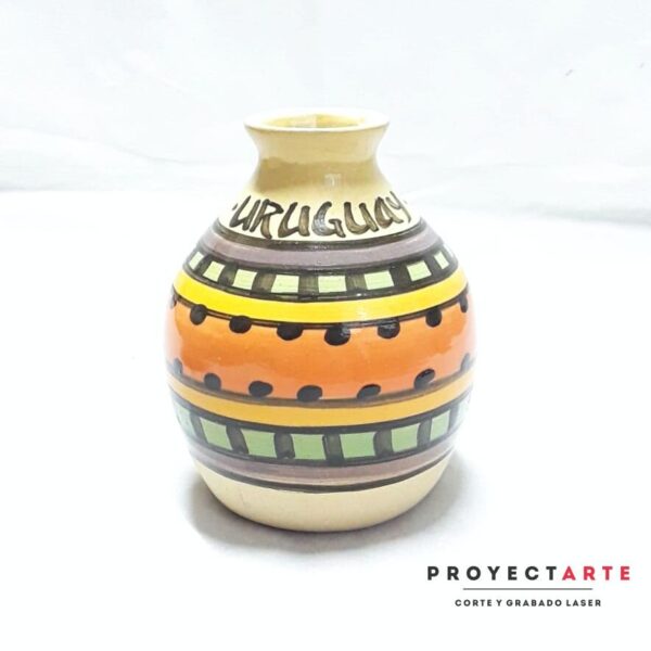 Botella chica de cerámica