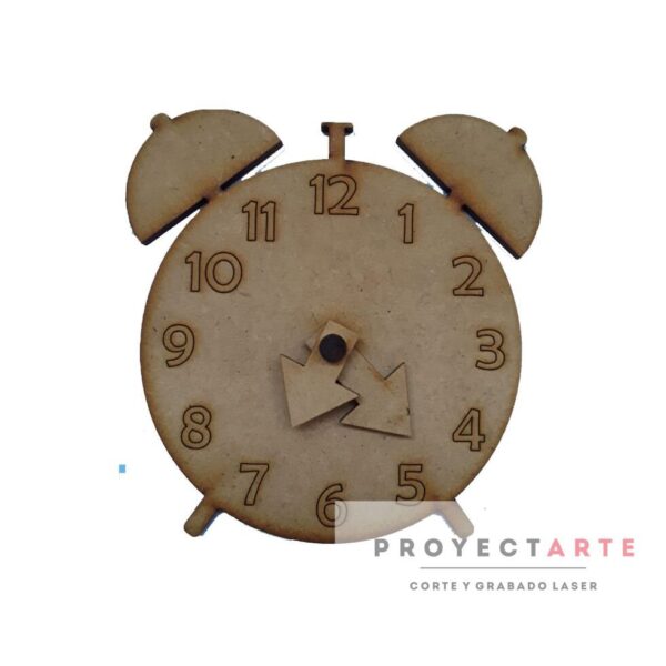 Reloj agujas 3d