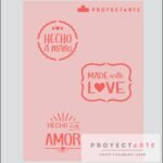 Stencil hecho a mano