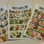 pack de 12 planchas de autoadhesivos línea estamp