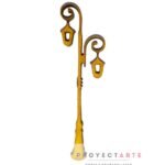 Farola doble en desnivel - B