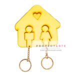 Cuelga llaves parejita con llaveros