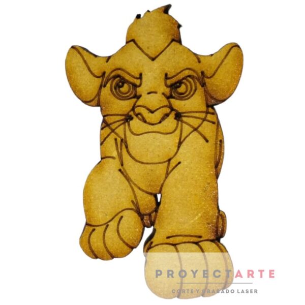 Simba de frente