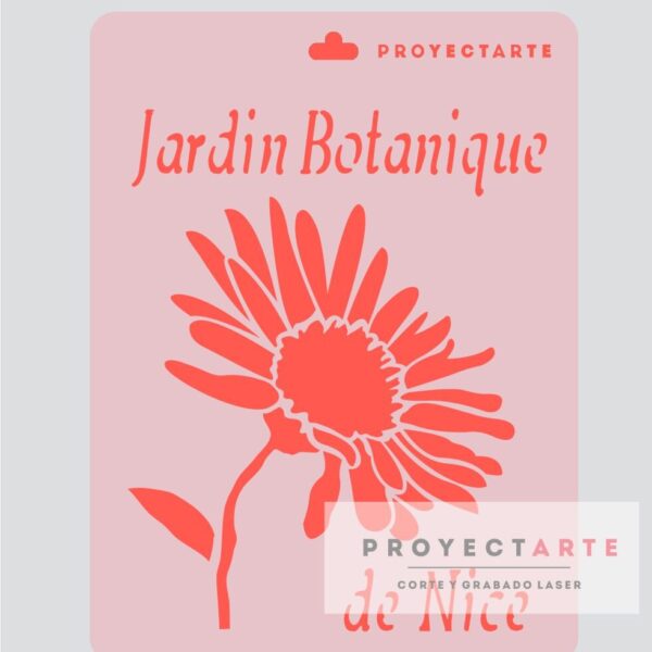Stencil Jardín Botánico
