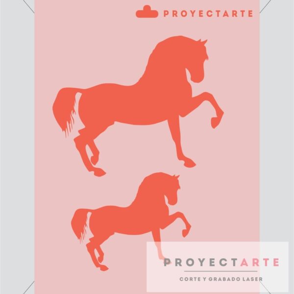 Stencil Caballo en dos tamaños