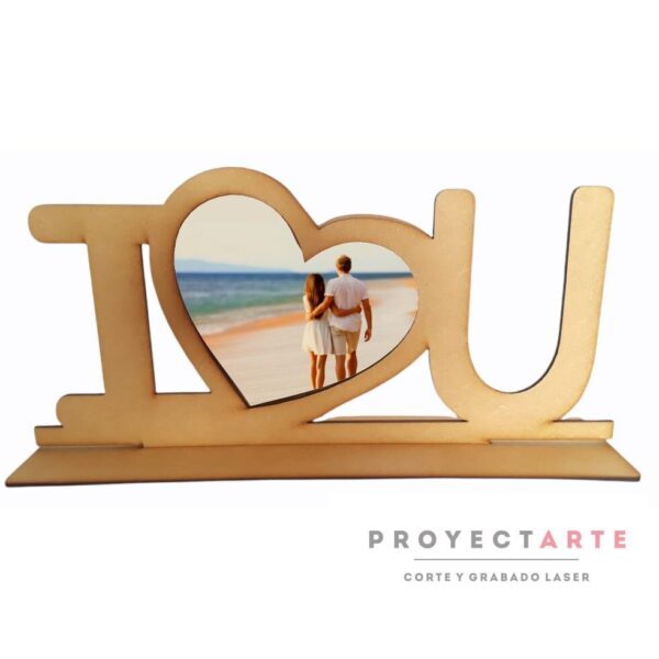 Portarretrato I love you