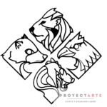 Cuarteto de animales