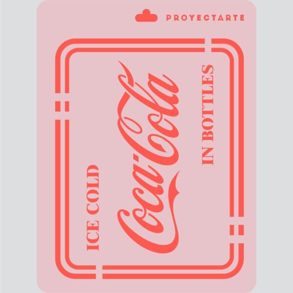 Stencil Chapa Coca Cola