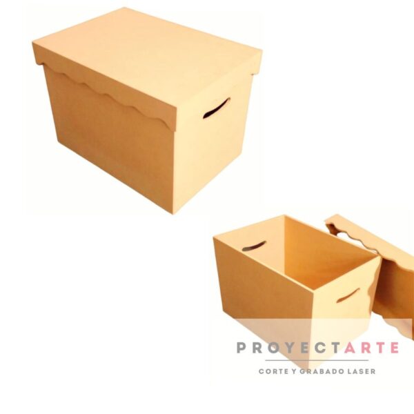 Caja capuchón con agarre