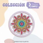 Mandala con calados 20cm