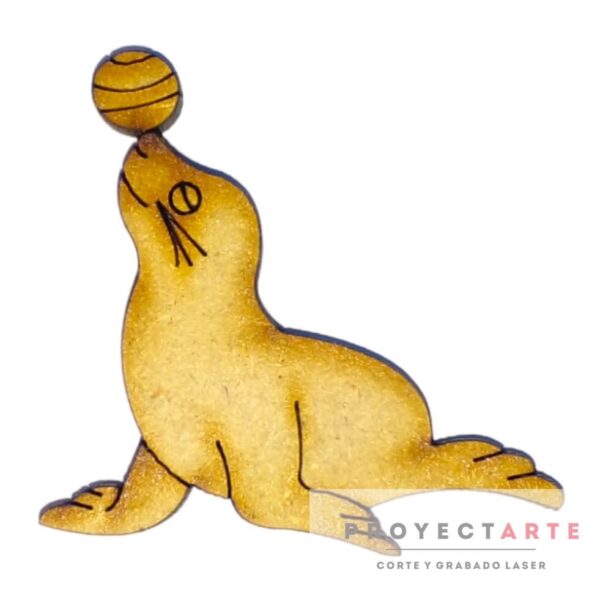 Foca con pelota