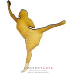 Bailarina de ballet arabesque