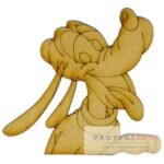 Pluto asomando cabeza