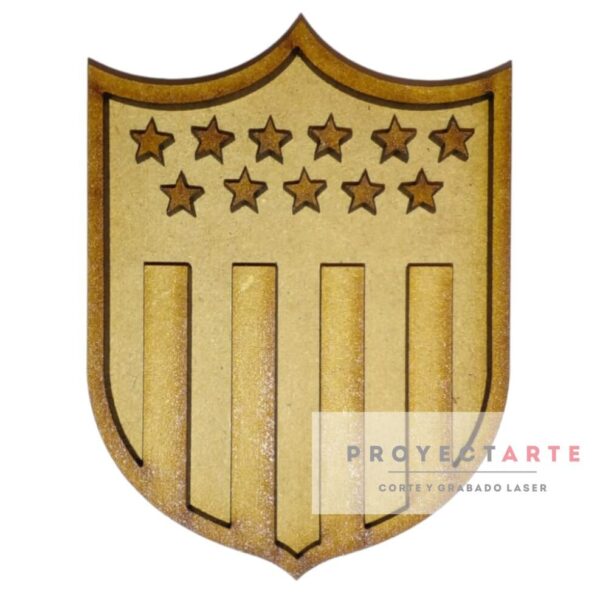 Escudo peñarol 3D