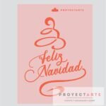 Stencil Arabesco Feliz Navidad