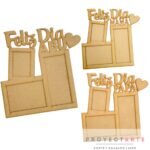 Portarretrato feliz dia ABU, MAMÁ, PAPÁ