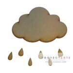 Nube con gotas