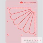 Stencil cuarto de flor