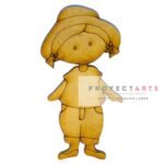 nena con colitas en jeans