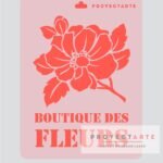 Stencil Boutique des fleurs