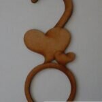 Percha para pañuelo "corazones" Individual