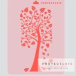 Stencil árbol de otoño